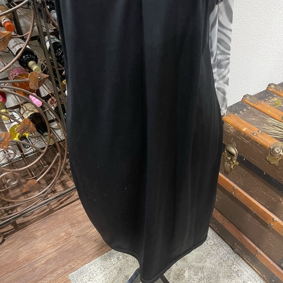 Jennifer Lopez Black and White Zebra print Maxi Dress Size L - Picture 12 of 16